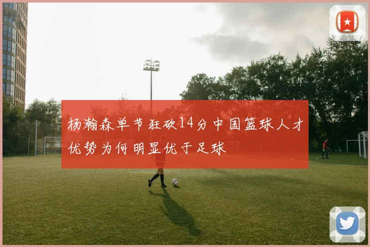 杨瀚森单节狂砍14分中国篮球人才优势为何明显优于足球