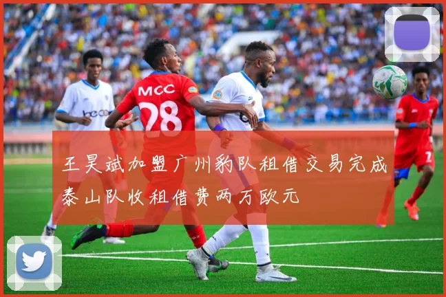 王昊斌加盟广州豹队租借交易完成泰山队收租借费两万欧元